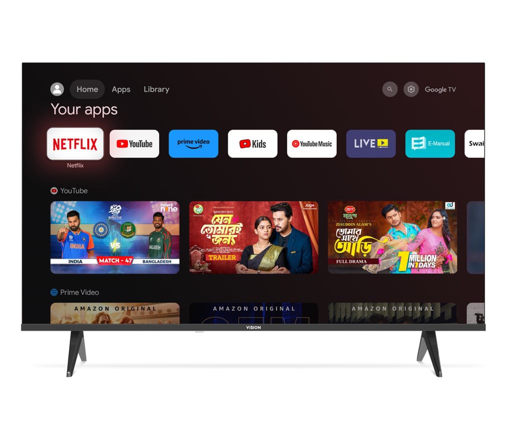VISION 43" LED TV E40Z Smart FHD Google TV