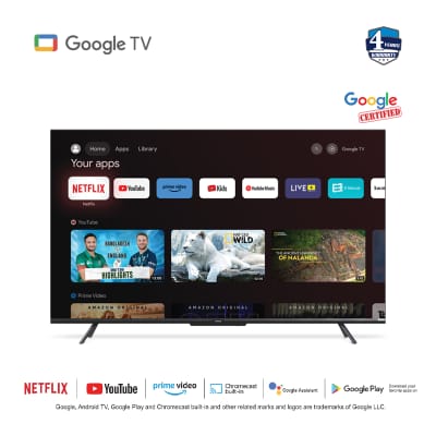 VISION 43" LED TV Google Android 4K RN1 Galaxy Pro